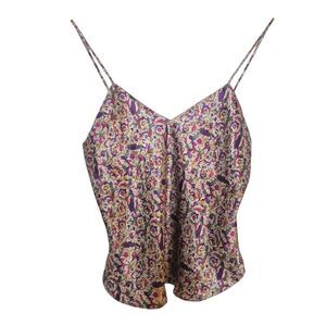 Erika Taylor Intimates Vintage Y2K Patterned Cami Tank Top Size 8